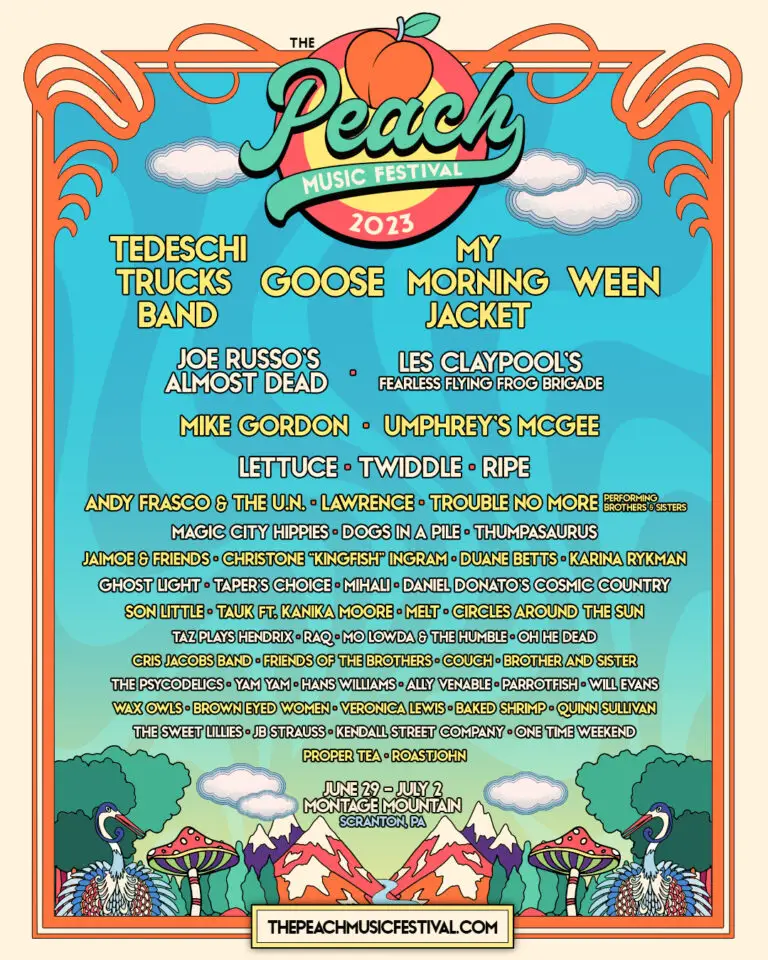 The Peach Music Festival: Tedeschi Trucks Band, Goose, My Morning Jacket & Ween - 4 Day Pass (Valid Thursday - Sunday) at My Morning Jacket Tour